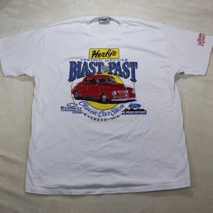 Vintage 90s Lee Herfys Classic Car Show T-Shirt